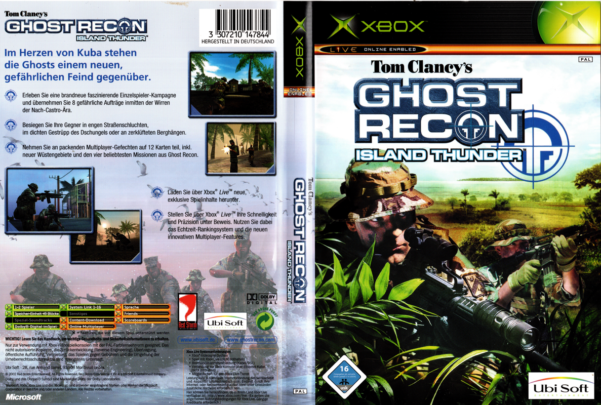 Ghost Recon Island Thunder box art for Xbox